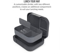 bentgo Modern Lunch Box, Dark Gray, 44 oz. (BGOMDN-DG)