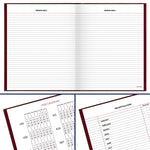 AT-A-GLANCE 2026 Hardcover Diary, 7.5" x 9.5", Ruled, Red (SD374-13-26)