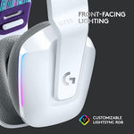 Logitech G Series G733 Wireless Over-the-Ear Gaming Headset, White (981-000882)