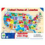 The Learning Journey International 40-Piece Lift & Learn USA Map Puzzle (LJI501726)