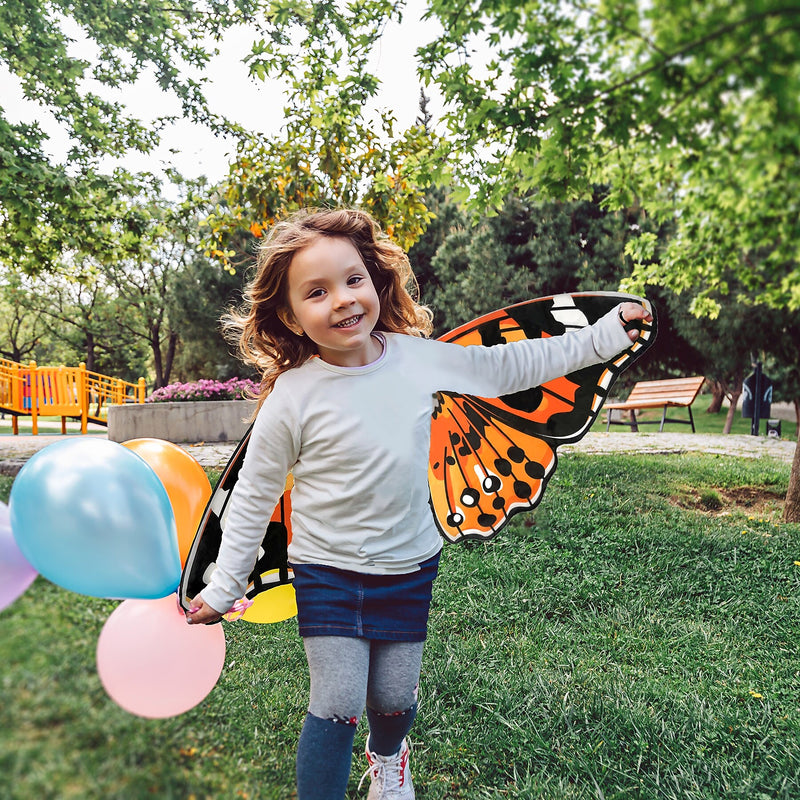 Insect Lore Dress-Up Painted Lady Butterfly Wings, Orange/Black, 3/Bundle (ILP4800-3)