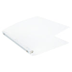 JAM Paper 1/2" 3-Ring Flexible Poly Binder, Clear (PB75237CL)