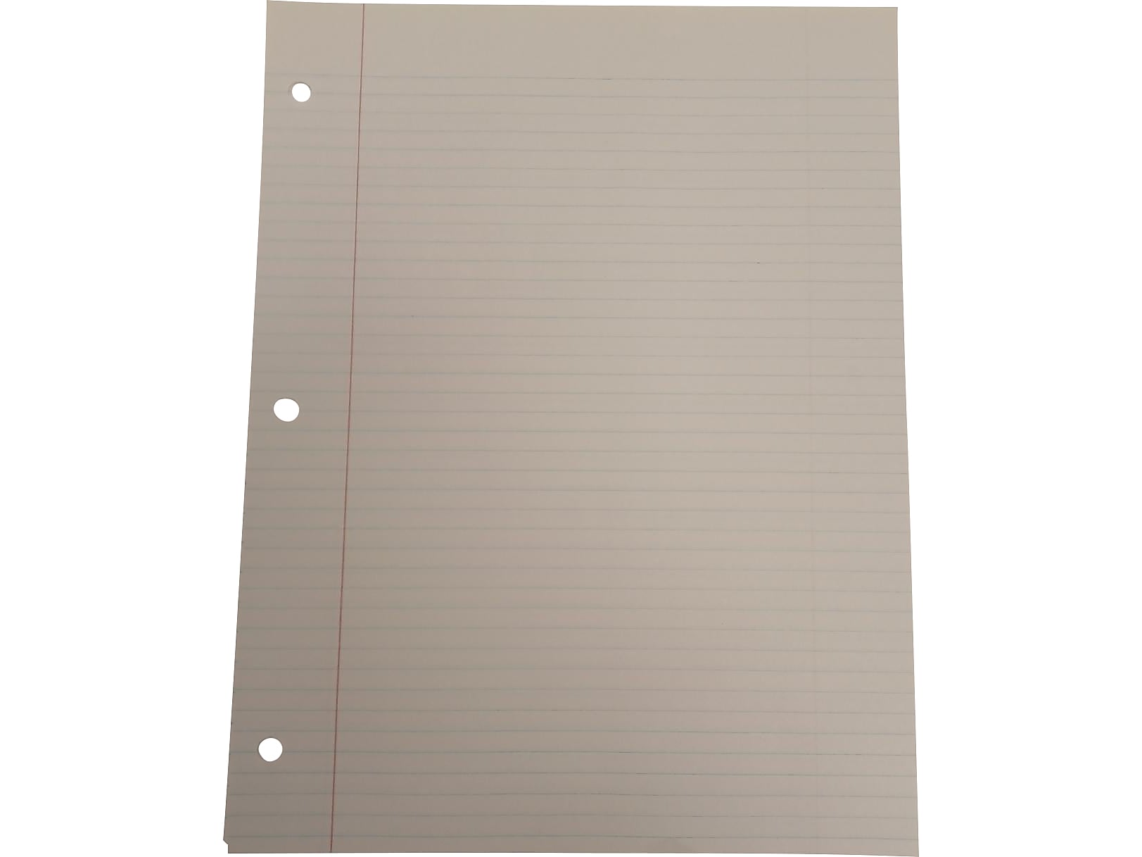 American Paper College Ruled Filler Paper, 8.5" x 11", 3-Hole Punched, 500 Sheets/Pack (140P)