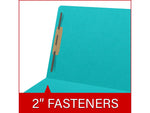 Medical Arts Press Classification Folder, 3/4" Expansion, Letter Size, Blue, 40/Box (S-09461-LBL)