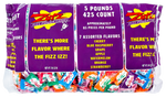 Zotz Fizz Power Candy Hard Candy, Assorted Flavors, 5 lbs., 425 Pieces (293-00001)