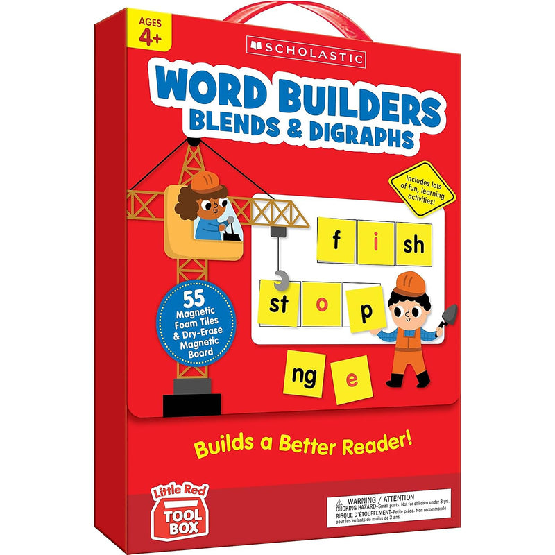 Scholastic Teaching Solutions Little Red Tool Box: Word Builders Phonics Tiles: Blends, Digraphs & More (SC-9781546156109)