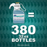 Diversey Smartdose NA Bowl and Bathroom Disinfecting Cleaner, Floral Scent, 1.4L, 2/Carton (5019237)