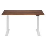 FlexiSpot E7COMMERCIAL 60''W Electric Height Adjustable Standing Desk, Black Walnut/White (E7WCOM6030-BW)