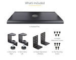 StarTech Height-Adjustable Under-Desk Keyboard Tray, Clamp-on, Ergonomic, Sliding, up to 26.5lb  (KEYBOARD-TRAY-CLAMP1)