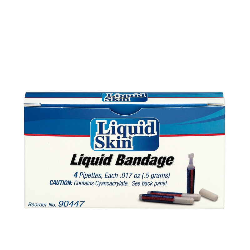 PhysiciansCare Liquid Bandage, 0.017 Oz Pipette, 4/Box (90447)