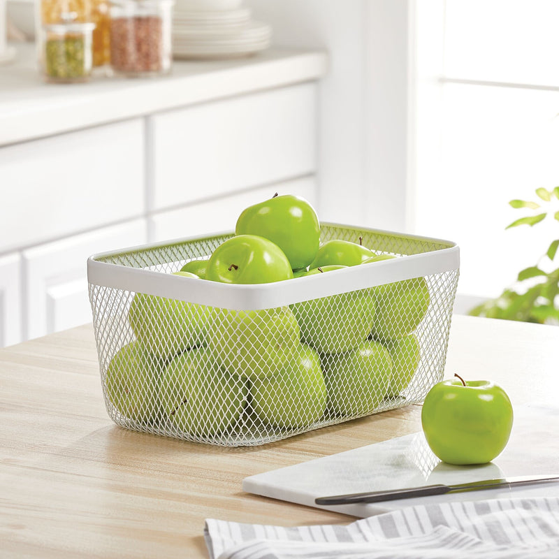 mDesign Steel Organizer, Matte White (25958)