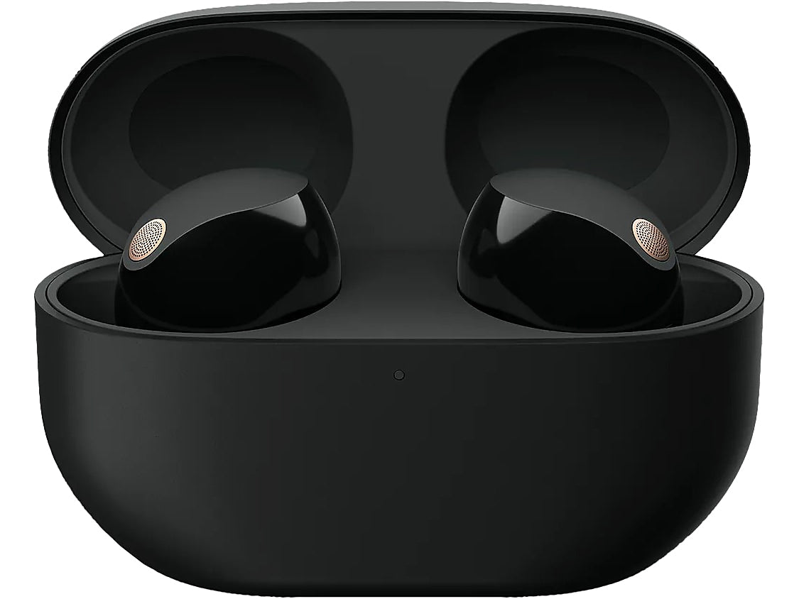 Sony Wireless Active Noise Canceling Earbuds, Bluetooth, Black (WF1000XM5/B)