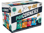 Popcorners Gluten-Free 4-Flavor Popped Corn Chips Snacks Variety Pack, 28 Bags/Box (02486)