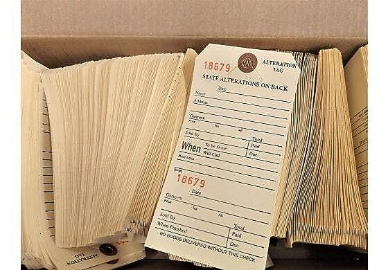 Nahanco 6 1/4" Alteration Tag, Manila/Black, 500/Pack