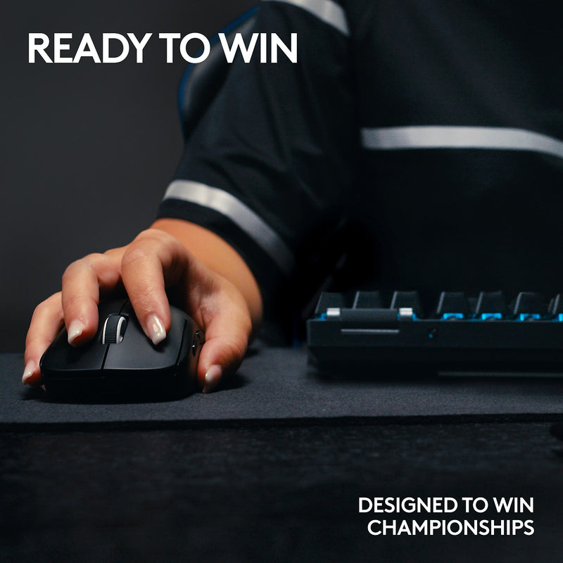 Logitech PRO X TKL LIGHTSPEED Wireless Ergonomic Gaming Keyboard, Black (920-012127)