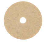 Premiere Pads 21" Ultra High-Speed Hair Extra Floor Pad, Natural, 5/Carton (PAD4021NHE)