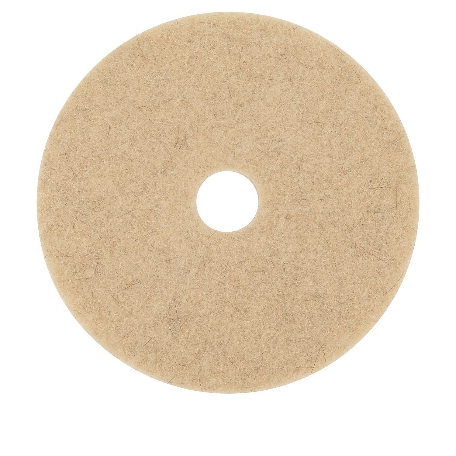 Premiere Pads 21" Ultra High-Speed Hair Extra Floor Pad, Natural, 5/Carton (PAD4021NHE)
