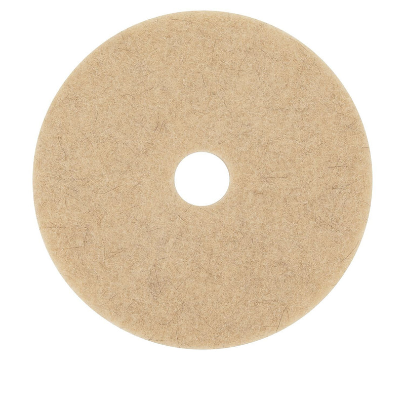 Premiere Pads 21" Ultra High-Speed Hair Extra Floor Pad, Natural, 5/Carton (PAD4021NHE)