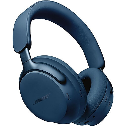 Bose QuietComfort Ultra Wireless Noise Canceling Over-The-Ear Headphones, Bluetooth, Lunar Blue (880066-1200)