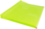 JAM Paper Premium Plastic Document File, Letter, Lime Green, 3/Pack (218Z1LIX3)