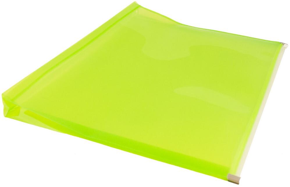 JAM Paper Premium Plastic Document File, Letter, Lime Green, 3/Pack (218Z1LIX3)
