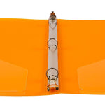 JAM Paper 1/2" 3-Ring Flexible Poly Binder, Orange (PB75237OR)