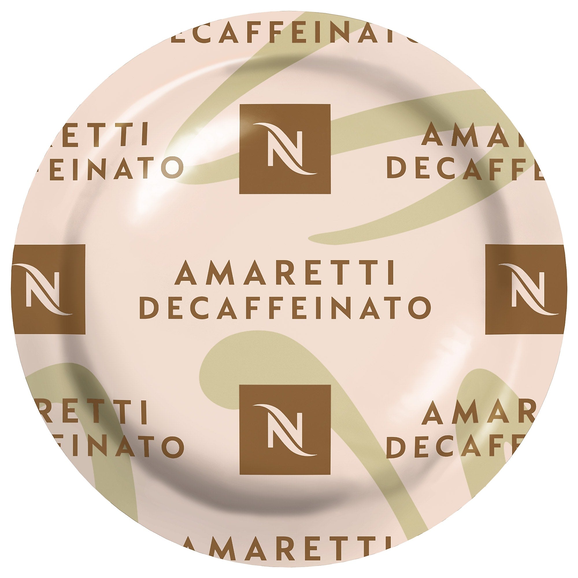 Nespresso Professional Amaretti Decaffeinato Decaf Coffee Nespresso Professional Capsules, Espresso Roast, 50/Box (8639.84)