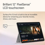Microsoft Surface Pro 12", Copilot+ PC, Snapdragon X Plus, 16GB RAM, 512GB UFS,  16 Hour Battery, Windows 11 Home, Platinum