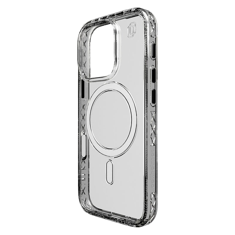 cellhelmet Magnitude Series MagSafe Phone Case for iPhone 16 Pro, Shock Absorbing, Crystal Clear (CM-106-CC)