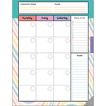 Carson Dellosa Education Retro Remix Undated Lesson Planner, 8" x 11", 128 Pages (CD-105055)
