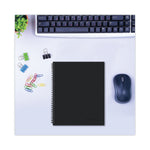 Blue Sky Aligned Business Professional Notebooks, Narrow Ruled, 78 Sheets, Black (BLS121454)