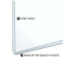 Azar Sign Holder, 4" x 6.75", Vertical, Wall Mounted, Clear, Acrylic, 10/Pack (162732)