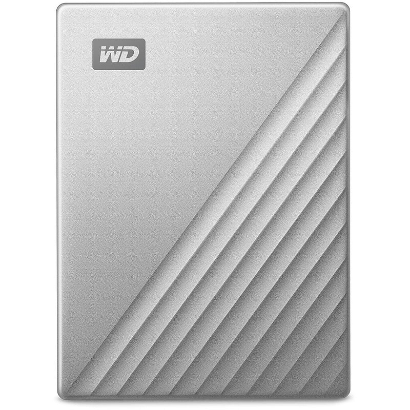 WD My Passport Ultra 2TB External USB 3.0 Portable Hard Drive, Silver (WDBKYJ0020BSL-WESN)