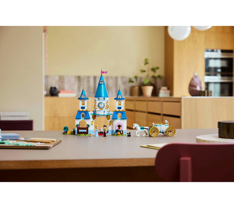 LEGO Disney Princess Cinderellas Castle & Horse Carriage, 596 Pieces (43275)