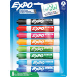 Expo Tank Dry Erase Markers, Chisel Tip, Assorted Inks, 8/Pack (1743032)