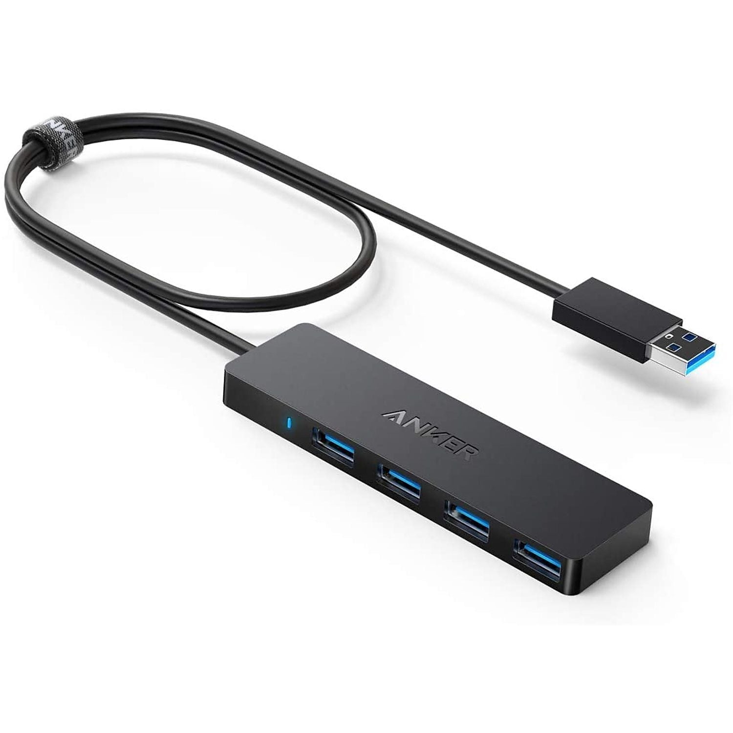 Anker Ultra Slim 4-Port USB 3.0 Hub, Black (A7516016)