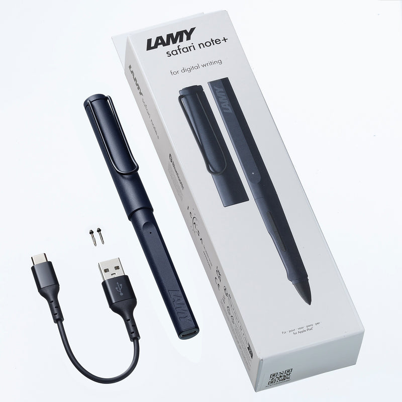 Lamy Safari Note+ Stylus & Smart Pen for iPad, Steel Black (L4E2SLBK)