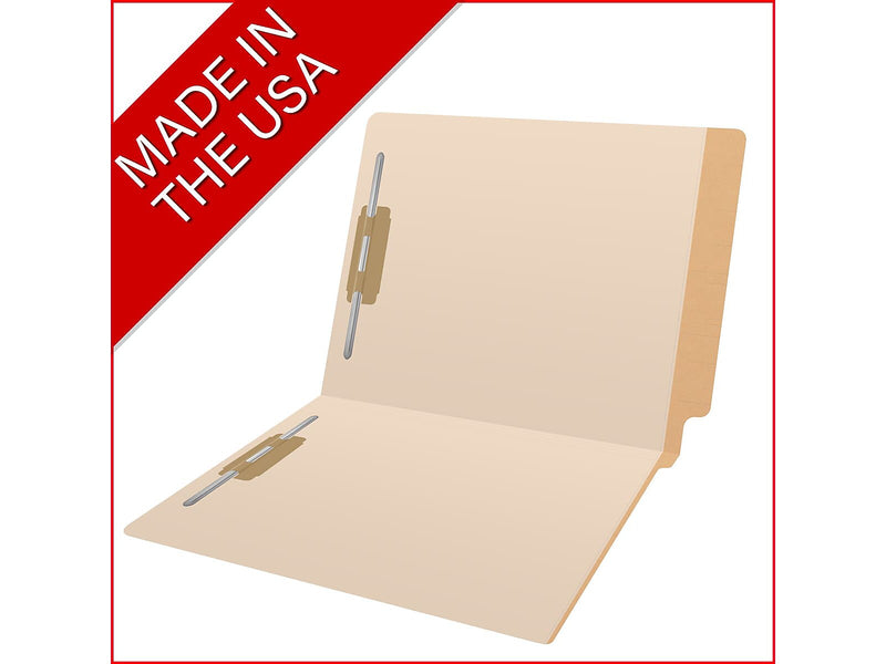 Medical Arts Press Reinforced End Tab File Folder, Straight-Cut, Letter Size, Manila/Tan, 50/Box (S-09473-TAN)