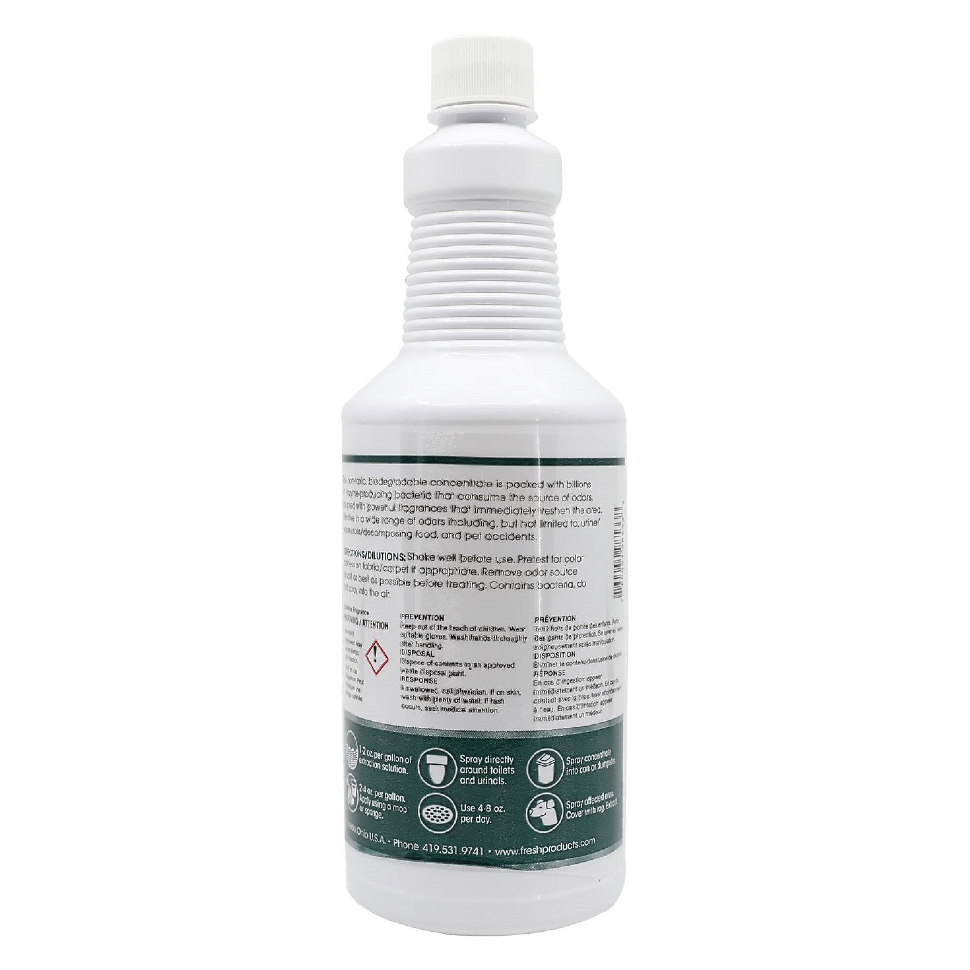 Fresh Products Terminator All-Purpose Cleaner/Deodorizer, Spiced Apple Scent, 32 oz., 12/Carton (105Q-F-000I012M-01)