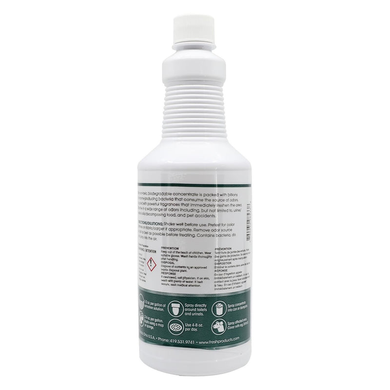 Fresh Products Terminator All-Purpose Cleaner/Deodorizer, Spiced Apple Scent, 32 oz., 12/Carton (105Q-F-000I012M-01)