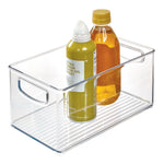 iDESIGN Small Stackable Plastic Storage Bin, Clear (64530)
