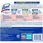 Lysol Disinfecting Wipes, Lemon & Lime Blossom, 80 Wipes/Canister, 6 Canisters/Carton (1920077182CT)