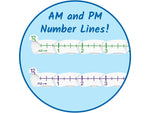 hand2mind Advanced NumberLine Clock, Multicolor (93409)