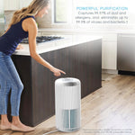 Pure Enrichment True HEPA Smart 5-in-1 Air Purifier with UV-C Light and App Control (PEAIRCYL-RT)