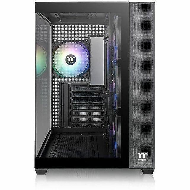 Thermaltake View 380 TG ARGB Mid Tower Gaming Computer Case, Black (CA-1Z2-00M1WN-00)