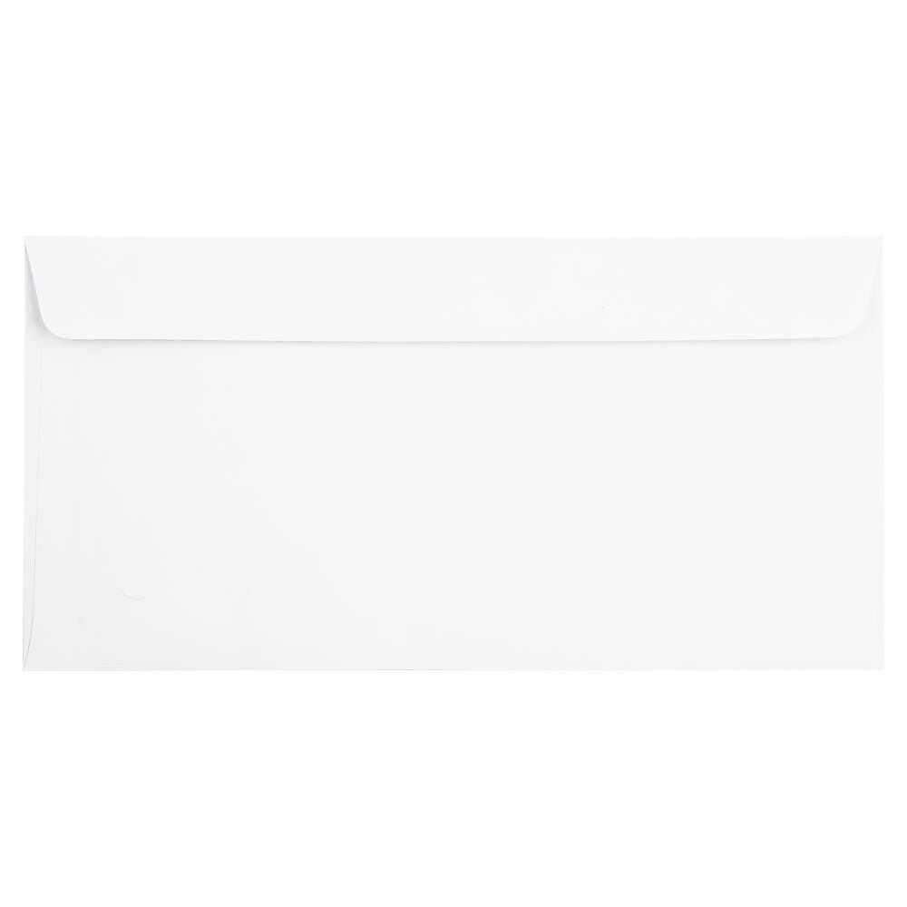 JAM Paper #16 Business Commercial Envelopes with Wallet Flap, 6 x 12, White, 25/Pack (1633178)