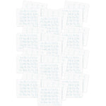 Flipside Laminate Mobile Dry-Erase Whiteboard, Plastic Frame, 1', 24/Pack (20124)
