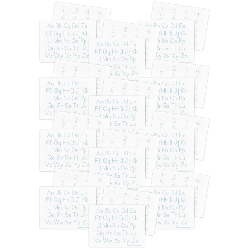 Flipside Laminate Mobile Dry-Erase Whiteboard, Plastic Frame, 1', 24/Pack (20124)