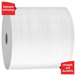 WypAll X50 Polyester Cleaning Wipers, 13.4" x 9.8", White, 1100 Sheets/Roll (35015)