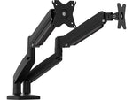 J5Create Adjustable Dual Monitor Arms, Up to 32", Black (JTSA102)